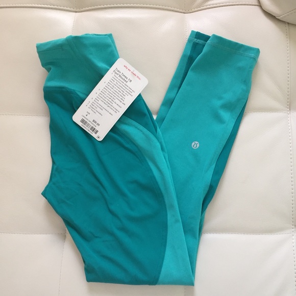 NWT LULULEMON TRAIN TIMES 7/8 PANT BLOCKED - 10 - Picture 4 of 8